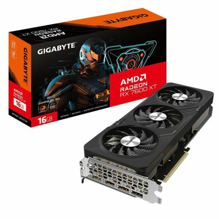 Placă Grafică Gigabyte Radeon RX 7600 XT GAMING OC 16 GB GDDR6