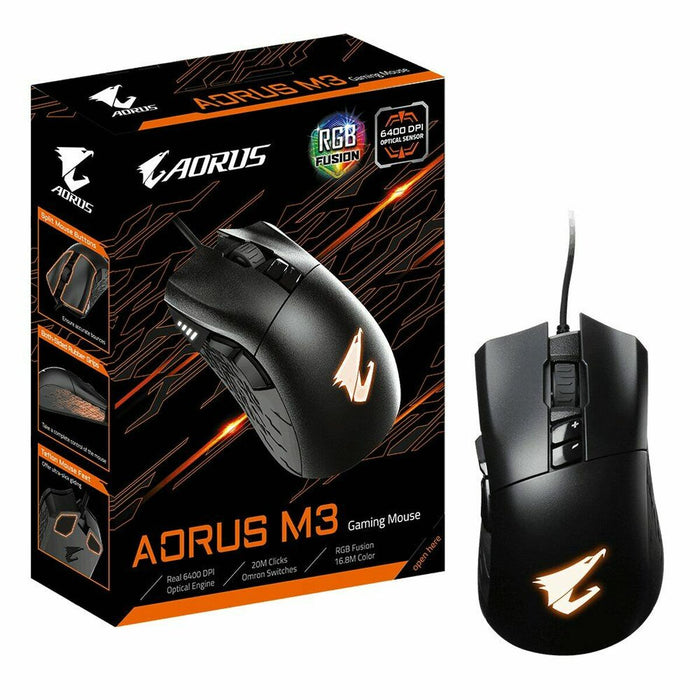 Mouse Gigabyte AORUS M3 6400 DPI Negru