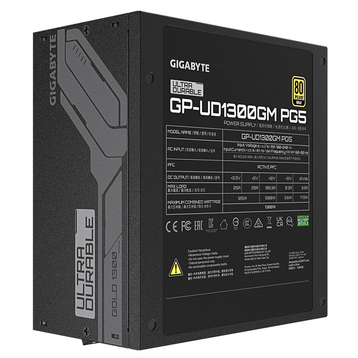 Sursă de Alimentare Gigabyte UD1300GM PG5 1300 W 80 Plus Gold
