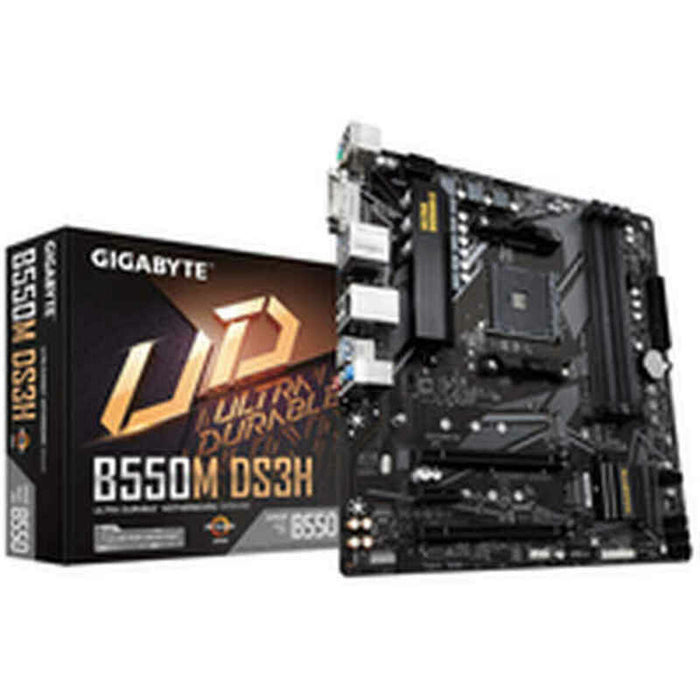 Placă de Bază Gigabyte B550M DS3H mATX AM4 AMD AM4 AMD AMD B550
