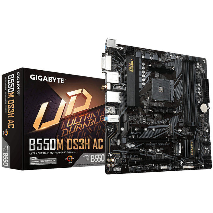 Placă de Bază Gigabyte B550M DS3H AC AMD B550 AMD AMD AM4