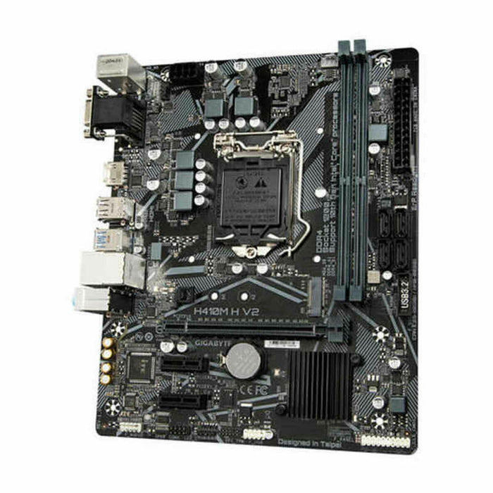 Placă de Bază Gigabyte H410M H V2 mATX LGA1200     Intel H410 LGA 1200