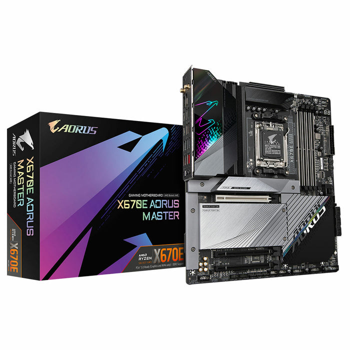 Placă de Bază Gigabyte X670E AORUS MASTER Intel Wi-Fi 6 AMD AMD X670 AMD AM5
