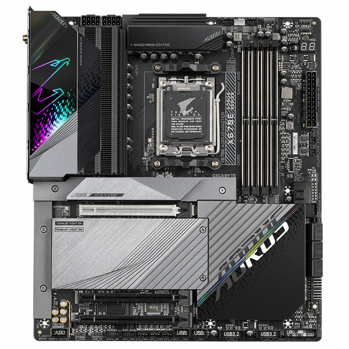 Placă de Bază Gigabyte X670E AORUS MASTER Intel Wi-Fi 6 AMD AMD X670 AMD AM5
