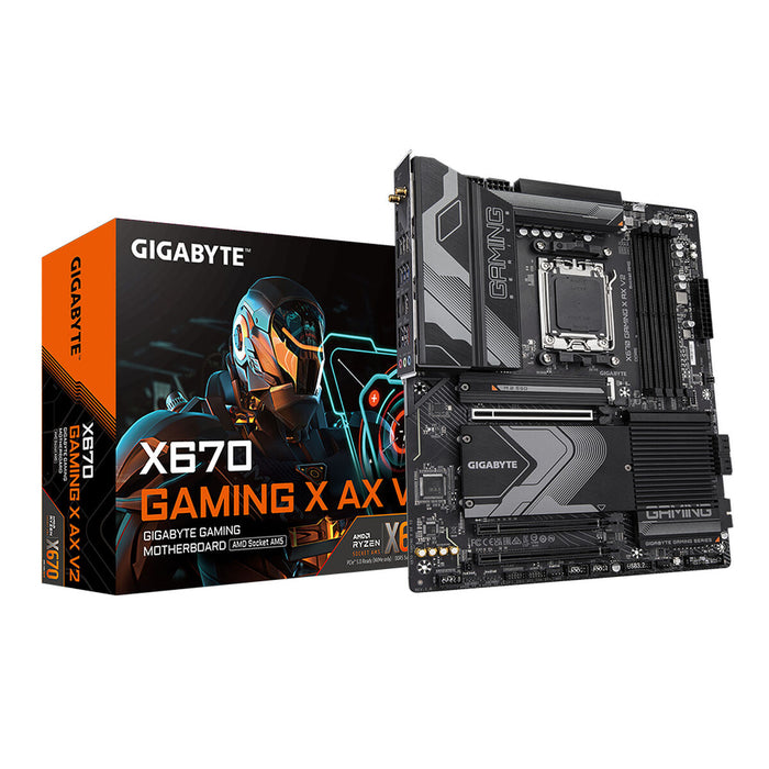 Placă de Bază Gigabyte X670 GAMING X AX V2 Intel Wi-Fi 6 AMD AMD X670 AMD AM5