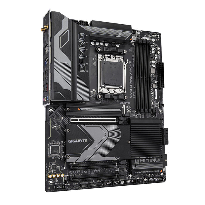 Placă de Bază Gigabyte X670 GAMING X AX V2 Intel Wi-Fi 6 AMD AMD X670 AMD AM5