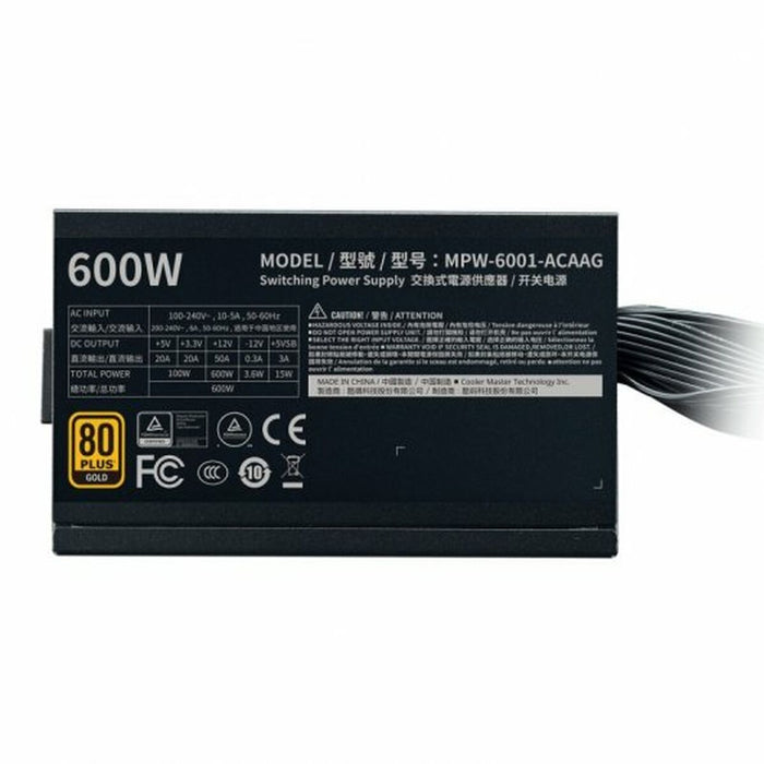 Sursă de Alimentare Cooler Master G600 600 W 80 Plus Gold