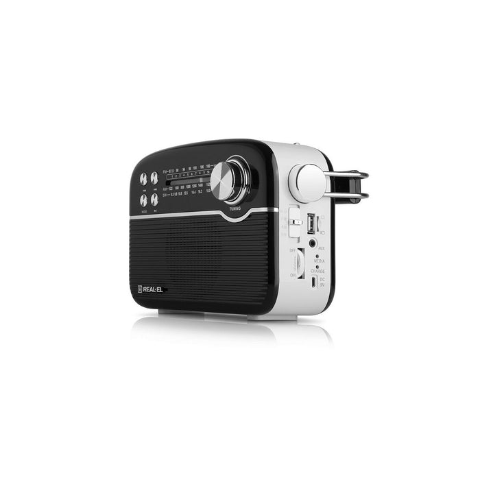 Radio Real-El X-545 Negru Argintiu
