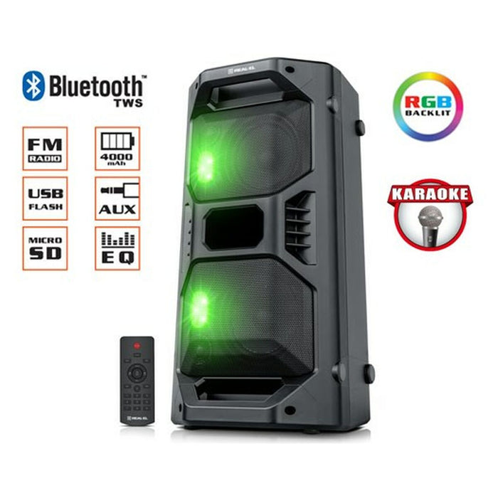 Difuzor Bluetooth Portabil Real-El X-757 Negru Multi 50 W