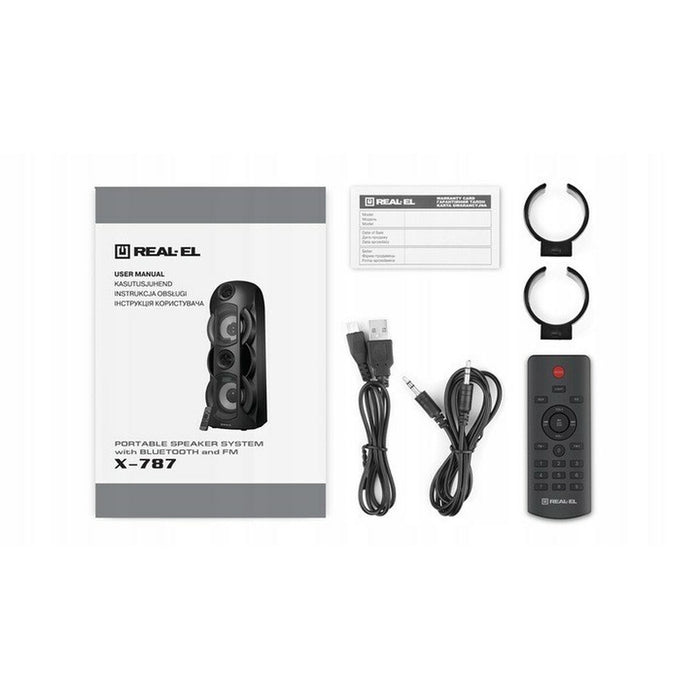 Difuzor Bluetooth Real-El  X-787   Negru Multicolor