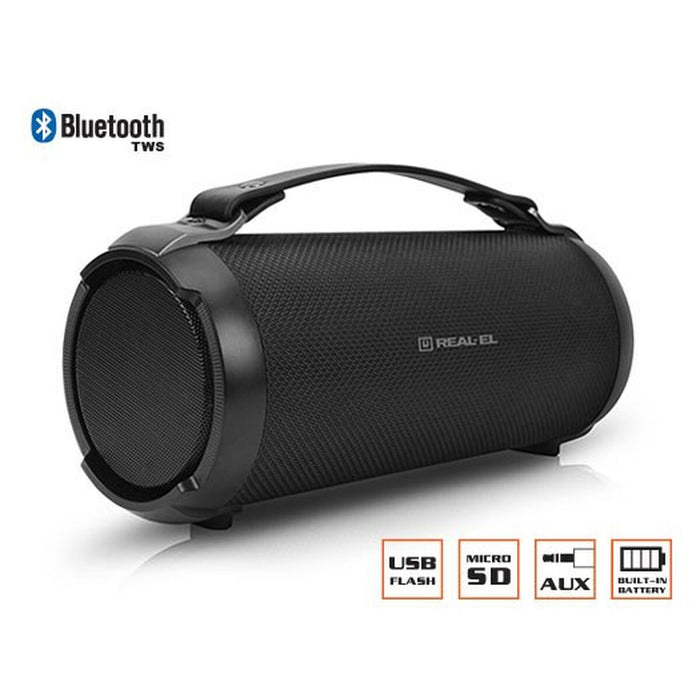 Difuzor Bluetooth Real-El EL121600009 Negru 8 W
