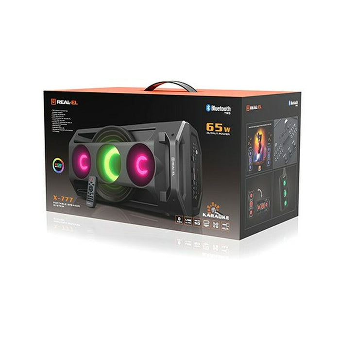 Difuzor Bluetooth Real-El REAL-EL X-777 Negru Multicolor