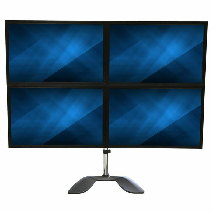 Suport de Masă pentru Ecran Startech ARMQUADSS Negru/Argintiu 32"