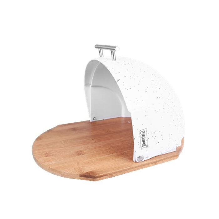 Coș pentru pâine Feel Maestro MR-1678G Alb Negru Lemn Plastic 1 Piese