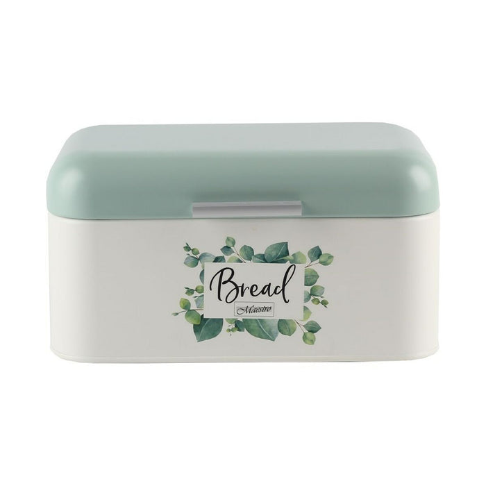 Coș pentru pâine Feel Maestro MR1773S 30 x 20 x 15,7 cm Alb Verde Metal Oțel inoxidabil
