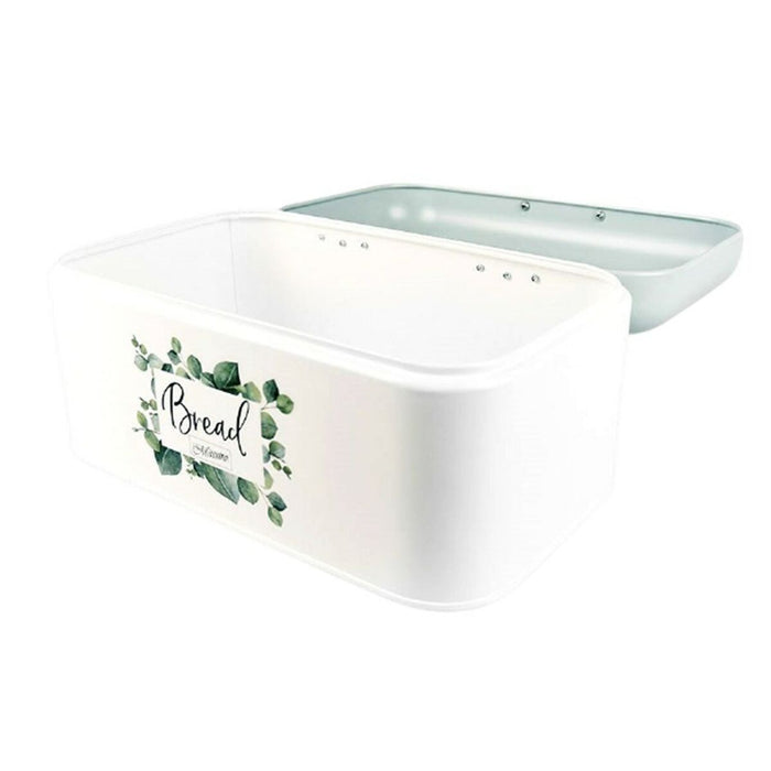 Coș pentru pâine Feel Maestro MR1773S 30 x 20 x 15,7 cm Alb Verde Metal Oțel inoxidabil