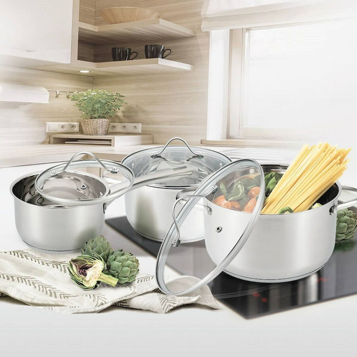Cratițe Feel Maestro MR-3519-6M Argintiu 6 Piese