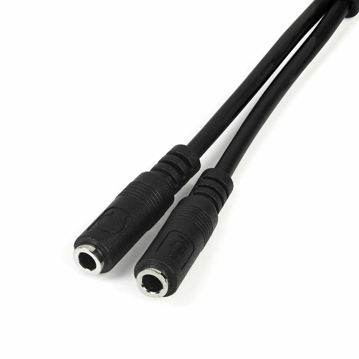 Adaptor Audio Jack Startech MUYHSMFF             Negru 0,2 m