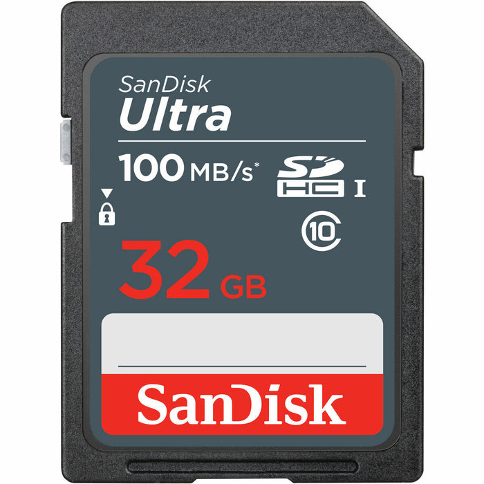 Card de Memorie SD SanDisk Ultra SDHC Mem Card 100MB/s Albastru Negru 32 GB
