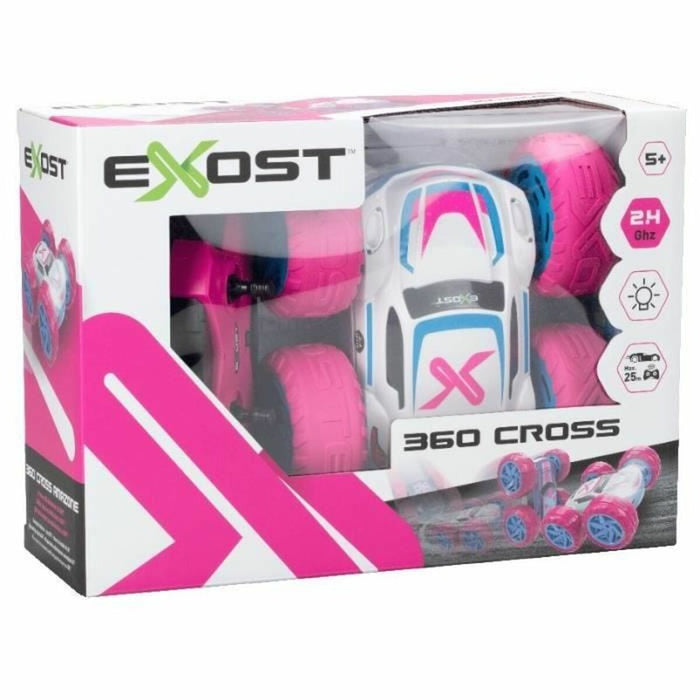 Mașină Radio Control Exost Alb/Roz