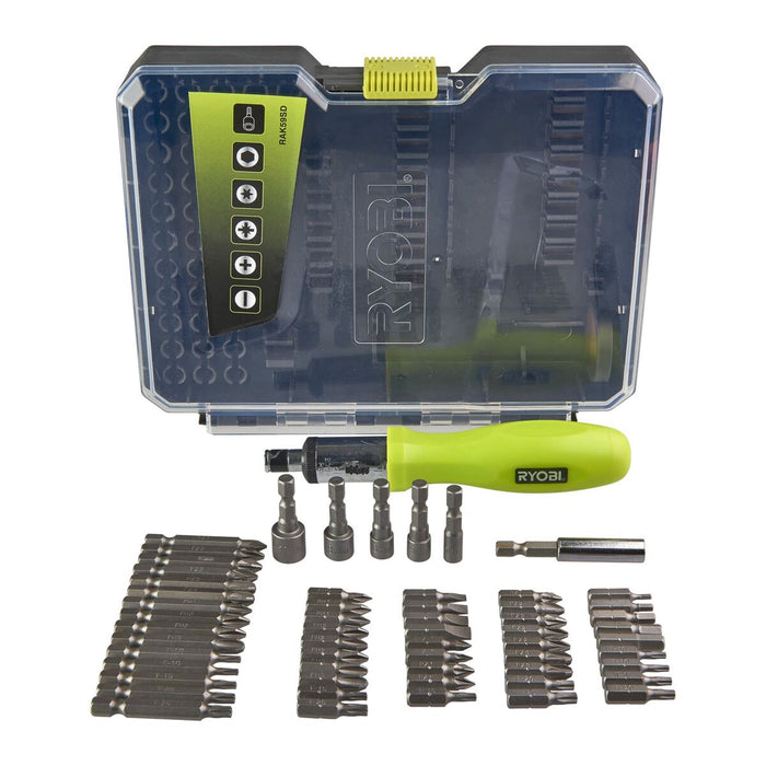 Set de biți cu șurubelniță Ryobi RAK59SD