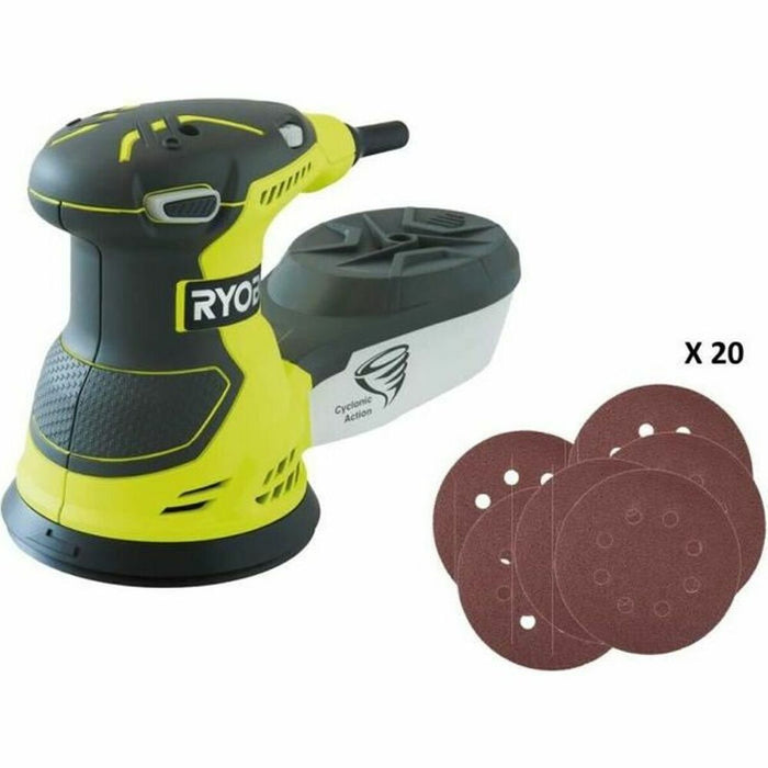 Șlefuitor orbital aleatoriu Ryobi ROS300A 300 W Ø 2,4 mm