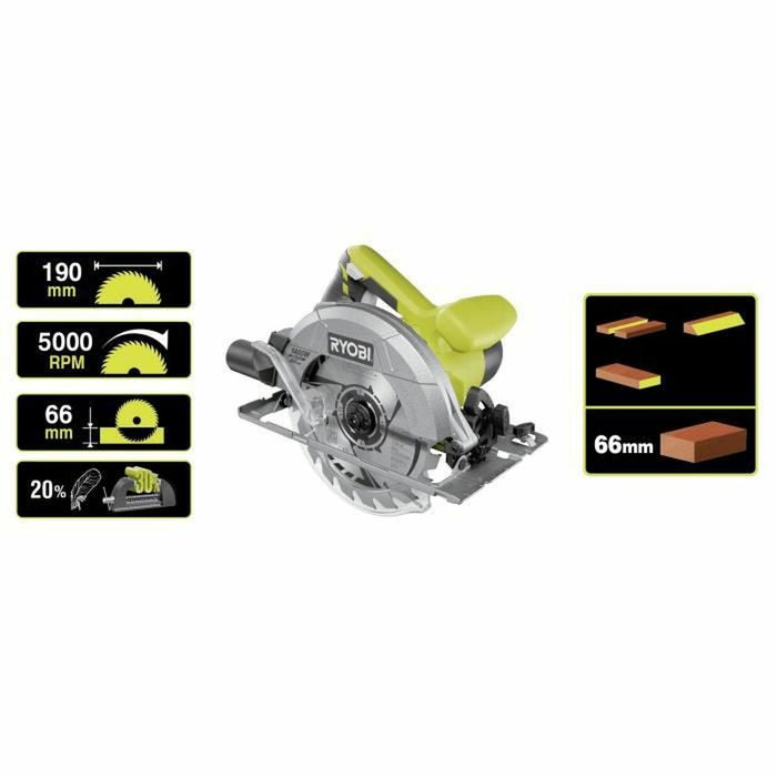 Fierăstrău circular Ryobi 1400 W