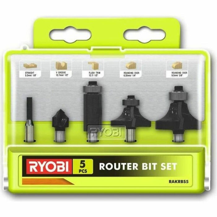 Set de burghie Ryobi RAKRBS5 5 Piese Ø 6 mm