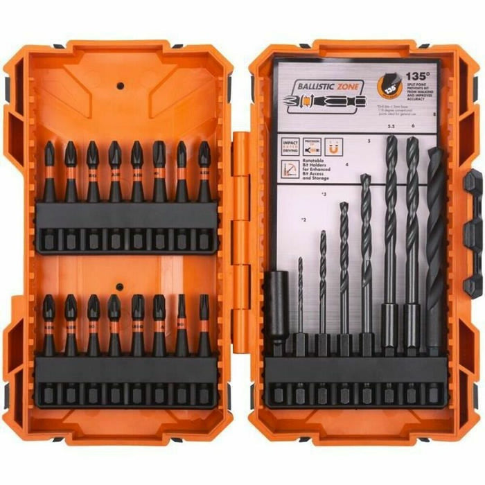 Drill bits and tits set AEG Powertools AAKSDDD24 24 Piese
