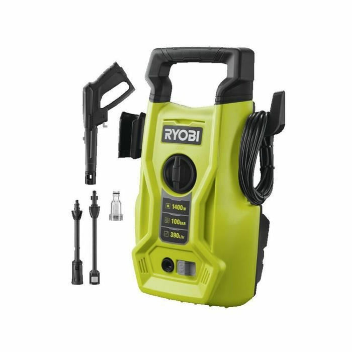 Utilaj de Hidrocurățare Ryobi Ry100pwa Lance Vario 1400 W 100 bar 360 l/h