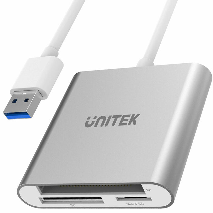 Cititor Extern de Carduri Unitek Y-9313 Negru Argintiu