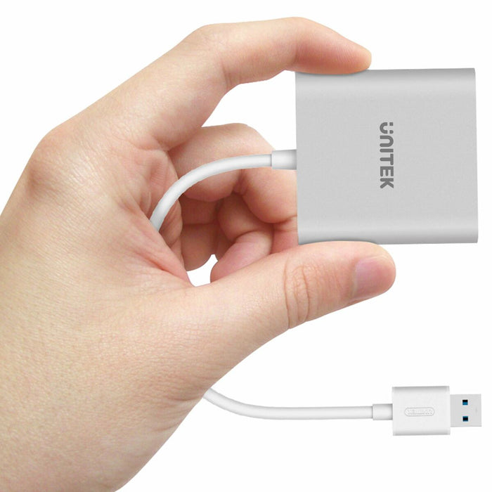 Cititor Extern de Carduri Unitek Y-9313 Negru Argintiu