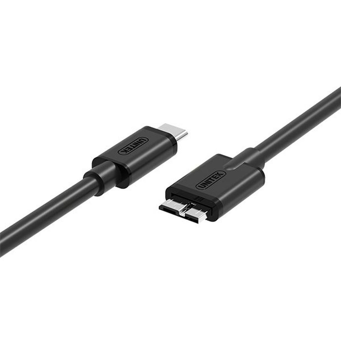 Cablu USB C la Micro USB B Unitek Y-C475BK Negru 1 m