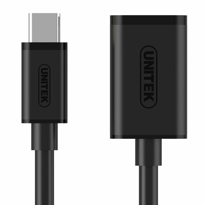 Cablu USB-C la USB Unitek Y-C476BK 20 cm