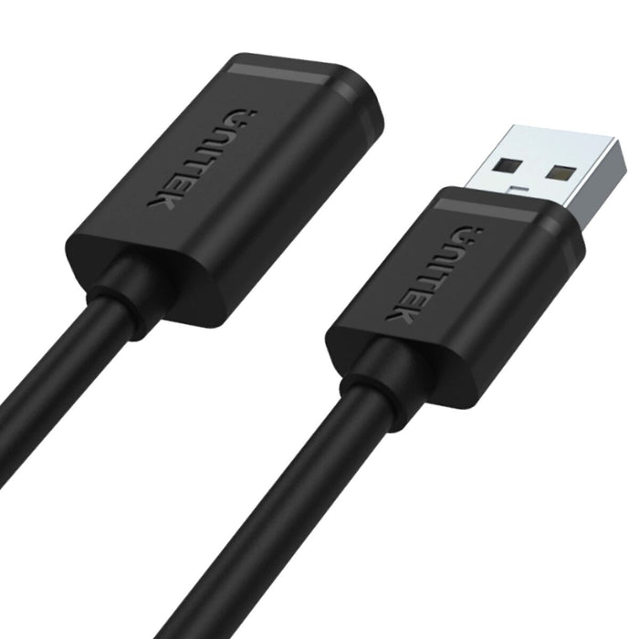 Cablu USB Unitek Y-C417GBK Tată/Mamă Negru 3 m
