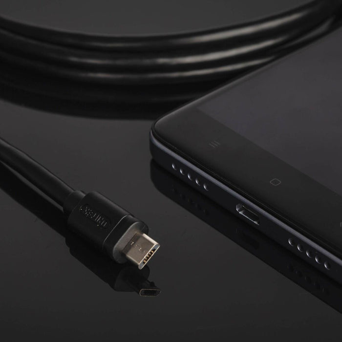 Cablu USB la micro USB Unitek Y-C435GBK Negru 3 m