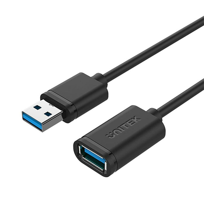 Cablu USB Unitek Y-C459GBK Tată/Mamă Negru 2 m