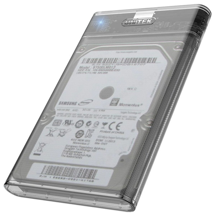 Cutie Externă Unitek S1103A Gri Transparent 2,5"