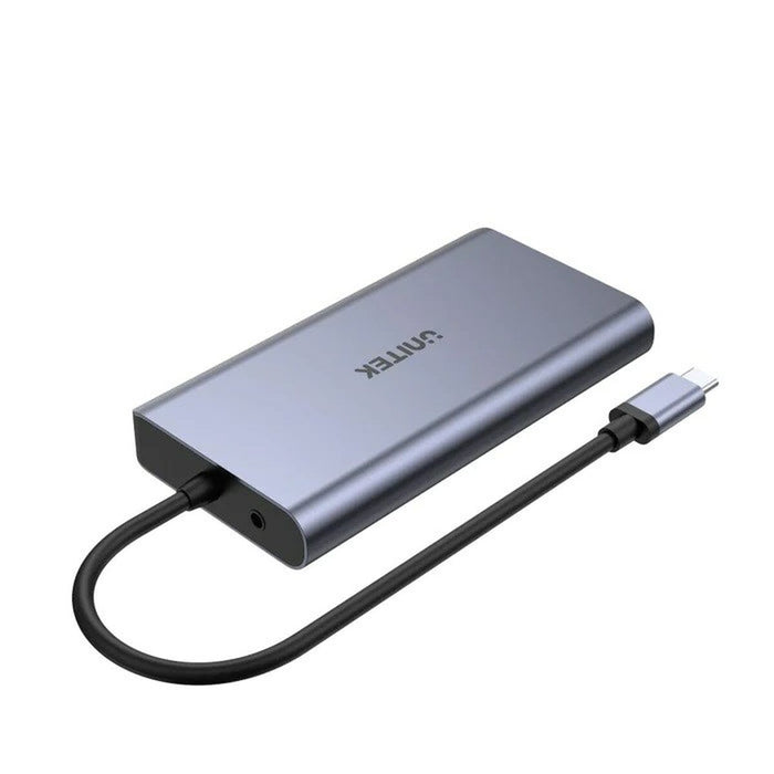 Hub USB Unitek D1019B Gri 100 W