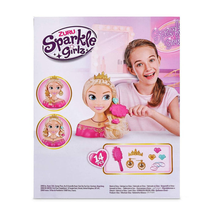 Păpușă pentru coafat Sparkle Girlz 23 cm