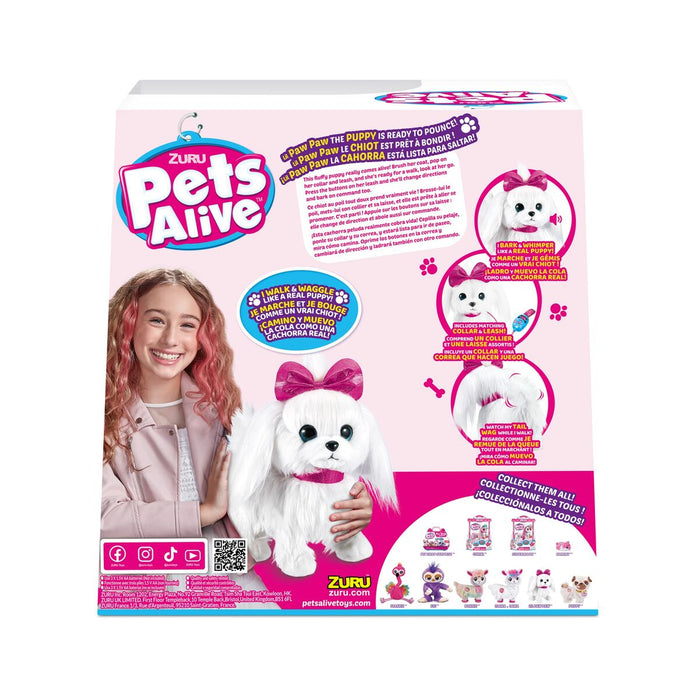 Câine Interactiv Lil Paw Paw Puppy Pets Alive 30 x 18 x 30 cm