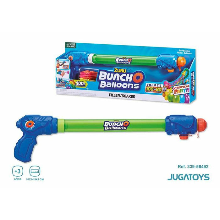 Pistol cu Apă BunchO Balloons Tropical Party Globuri 51 x 14,5 x 5 cm