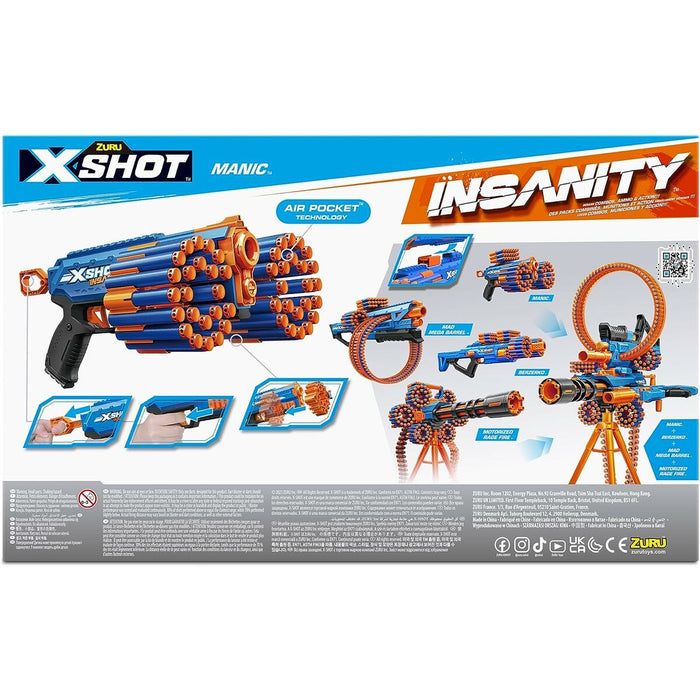 Pistol cu Săgeți X-Shot Insanity- Manic