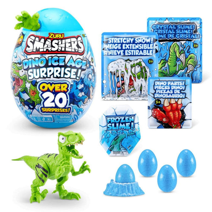 Ou cu surprize Zuru Smashers Dino Ice Age Surprise, peste 20 de surprize, 5+ ani
