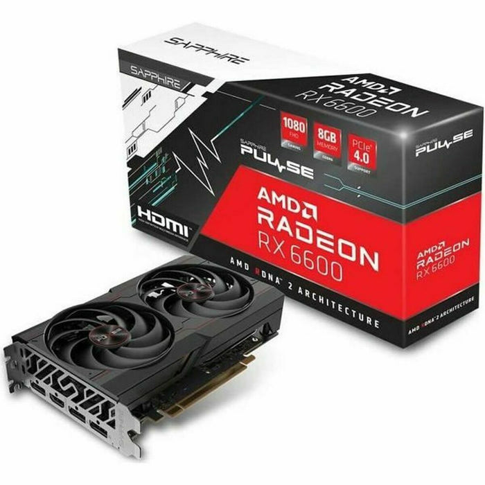 Placă Grafică Sapphire 11310-01-20G AMD AMD Radeon RX 6600 GDDR6 8 GB