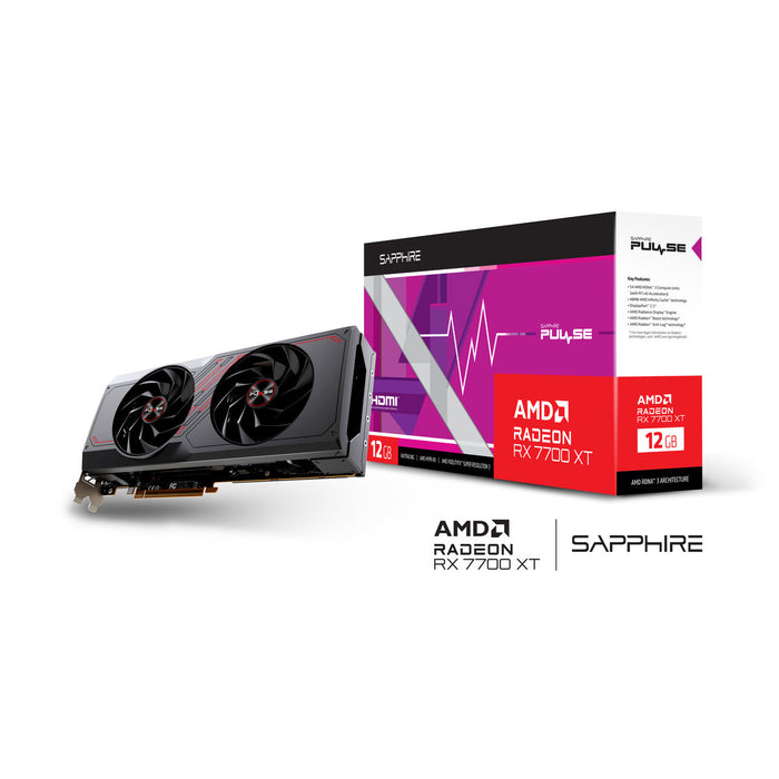 Placă Grafică Sapphire AMD RADEON RX 7700 XT 12 GB GDDR6
