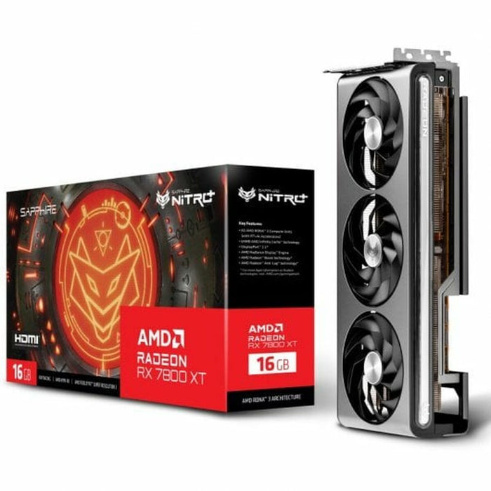 Placă Grafică Sapphire 11330-01-20G AMD RADEON RX 7800 XT 16 GB GDDR6