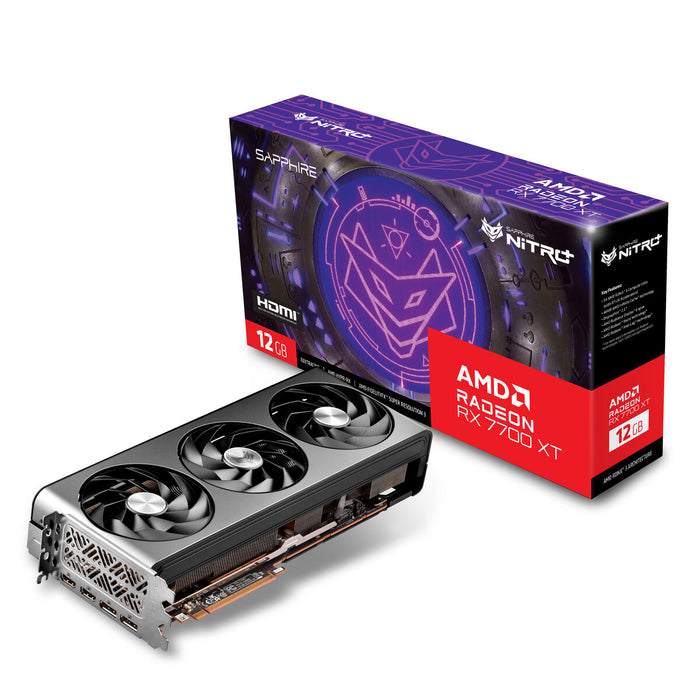 Placă Grafică Sapphire 11335-02-20G AMD RADEON RX 7700 XT 12 GB GDDR6
