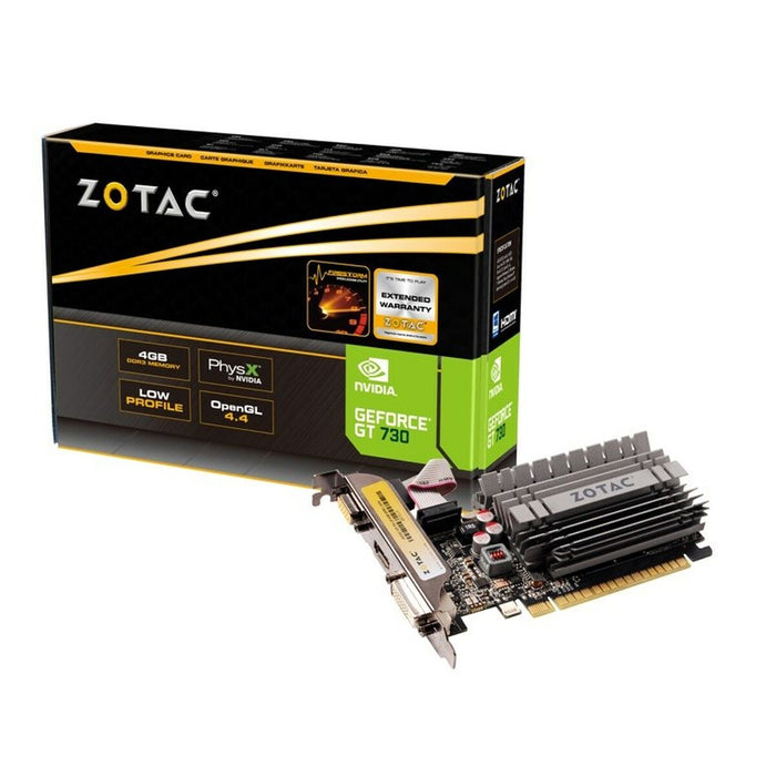 Placă Grafică Zotac ZT-71115-20L NVIDIA GeForce GT 730 GDDR3 4 GB