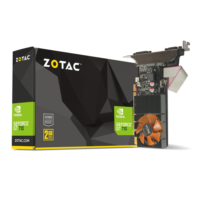 Placă Grafică Zotac GeForce GT 710 NVIDIA GeForce GT 710 GDDR3 2 GB